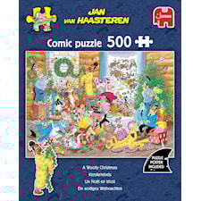 Jan Van Haasteren The Woolly Christmas Pussel 500 bitar