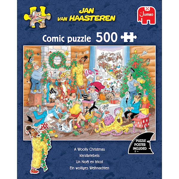 Jan Van Haasteren The Woolly Christmas Pussel 500 bitar