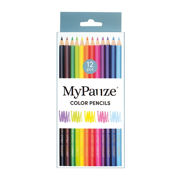 Fargeblyanter 12-pakning MyPauze