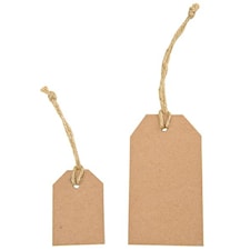Gavelapper, Natural, 9 x 5 cm, 5 x 3,5 cm, 4 stk.