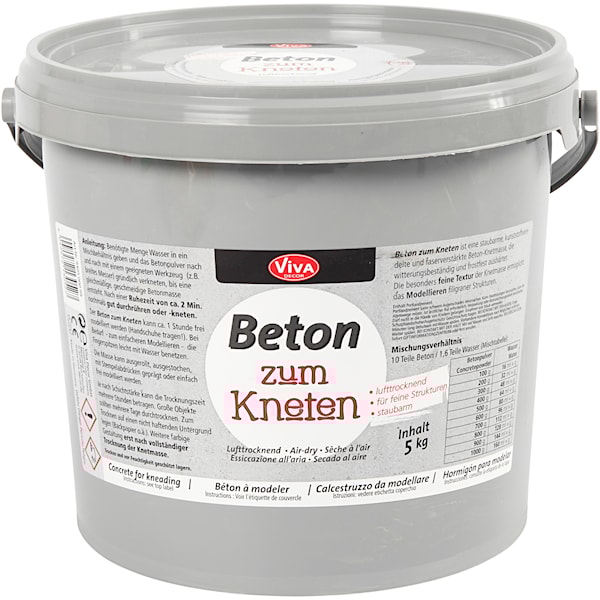 Betong til modellering, grå, 4500 g/ 1 pk.