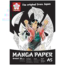 Piirustuslehtiö Sakura Manga paperilehtiö A5 250g 20 arkkia