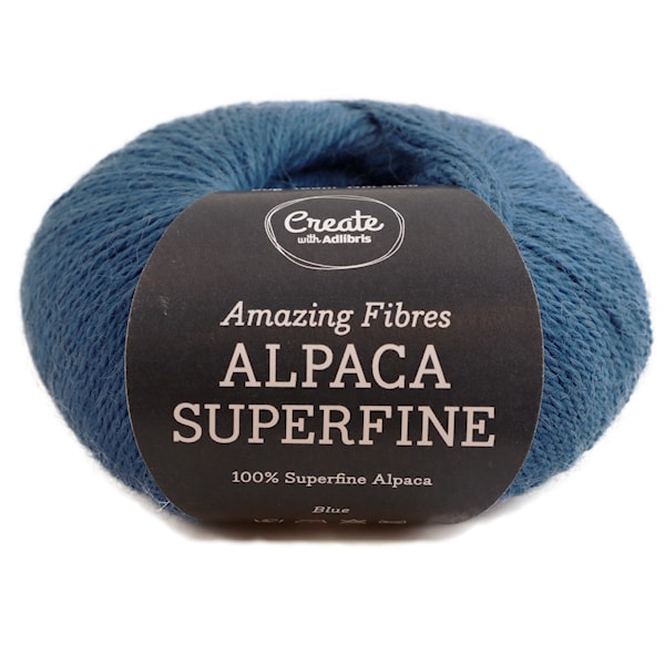 Adlibris Alpaca Superfine 50g Blue A219