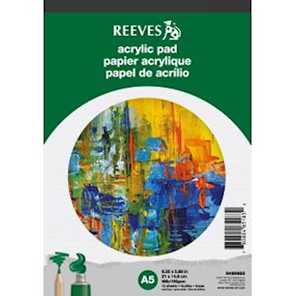 Ritblock Akrylfärg Reeves A5