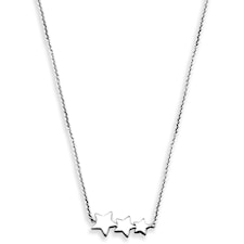 Bud To Rose, Tristar 42 Halskjede, Sølv