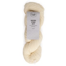 Socki Fine DIY Garn Ullmiks 100 g Undyed A732 Adlibris