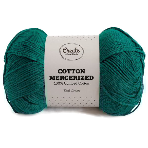 Adlibris Cotton Mercerized 100g Teal Green A317