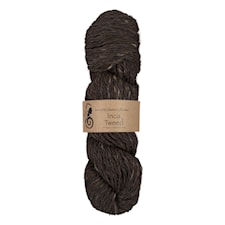 Inca Tweed  Alpacka, ull 50 gr Mörkbrun 108, Viking Snorre