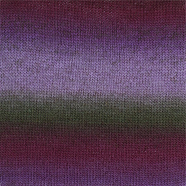 Drops Delight Print Lanka Villasekoitus 50g Purple/Green 14