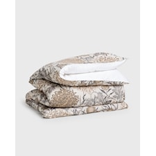 GANT Home Dahlia Flower Påslakan 100% Bomull 220x220 cm Dry Sand