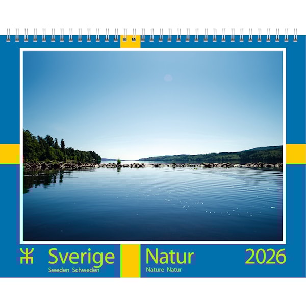 Veggkalender Sverige Natur 25/26 Almanacksförlaget