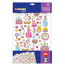 Stickers Mega Set Prinsesse 500 stk, Playbox