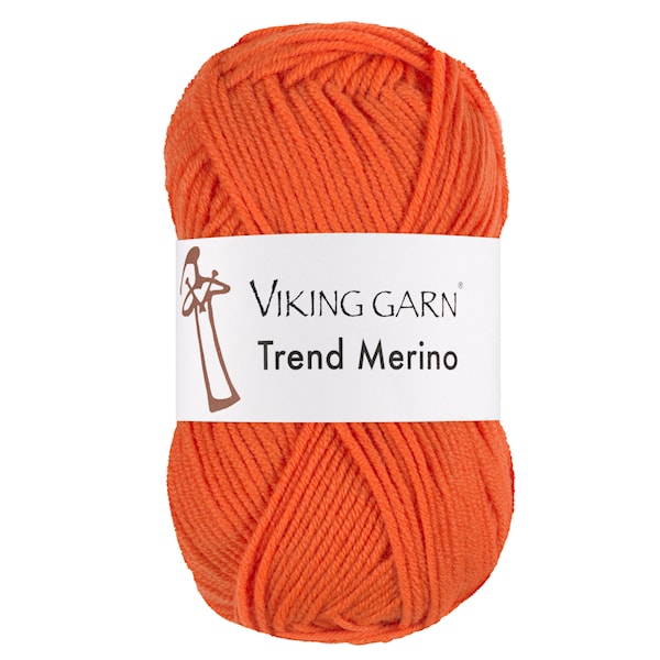 Trend Merino 50 g Oransje 451 Viking Garn