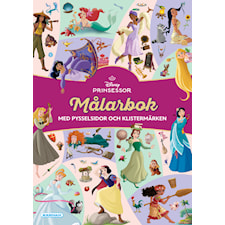 Målarbok Disney Prinsessor med klistermärken Kärnan