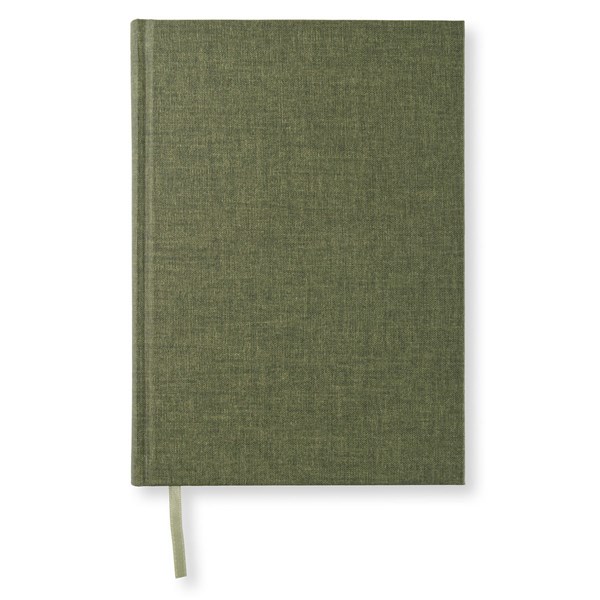 Paperstyle Anteckningsbok A5 Blanka sidor Khaki Green Textil 128p