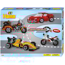 Hama Midi Pärlset Speed Racerbilar 2000 st