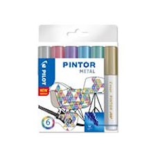 Märkpenna PILOT Pintor M 6 fär Metal Mix