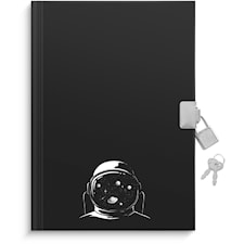 Dagbok med lås svart, Burde