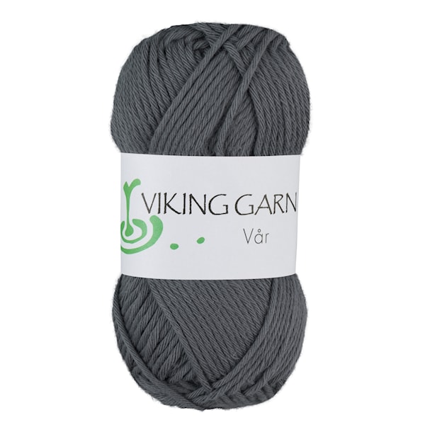 Vår 50 g Mørk gå 415 Viking Garn