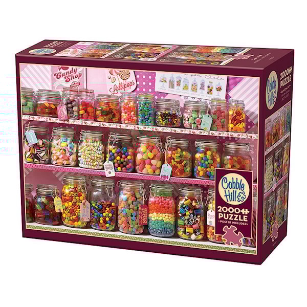 Pussel Candy Store 2000 brikker Cobble Hill