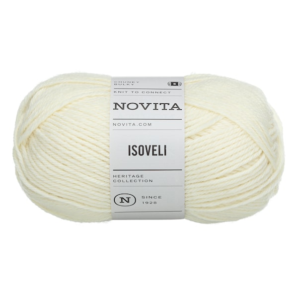 Isoveli Garn Ullmiks 100 g naturhvit 010 Novita