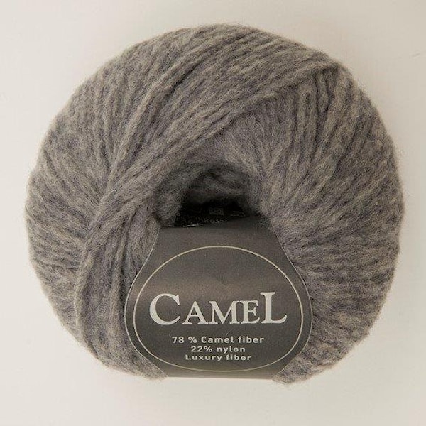 Viking of Norway Camel Garn Ullmix 50g Ljusgrå 213