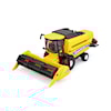 18Cm New Holland Tc5.90 Combine Harvester With Grain Header Bburago