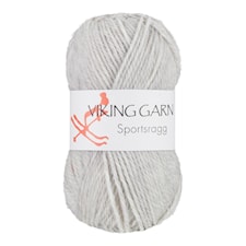 Sportsragg 50 g helmenharmaa Viking Garn