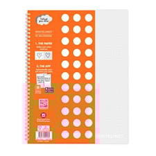 Whitelines Anteckningsblock A4 Wire 60 Blad Prickad