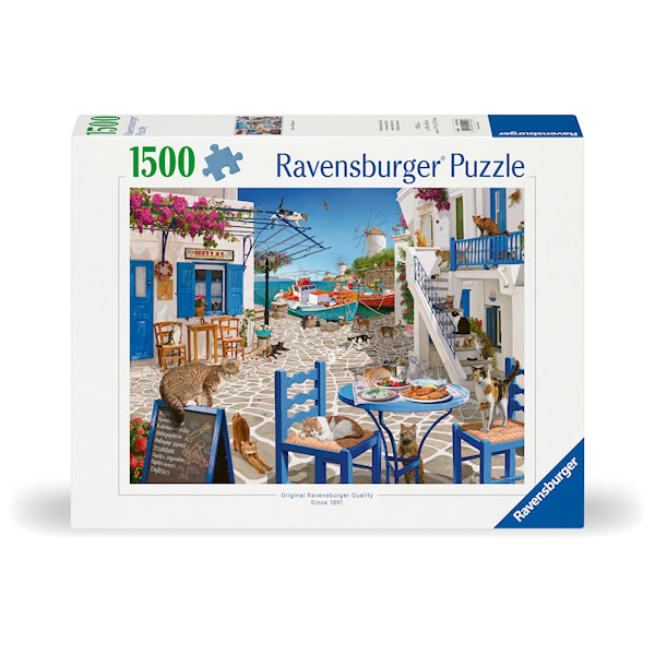 Cats Of Mykonos Pussel 1500 bitar, Ravensburger