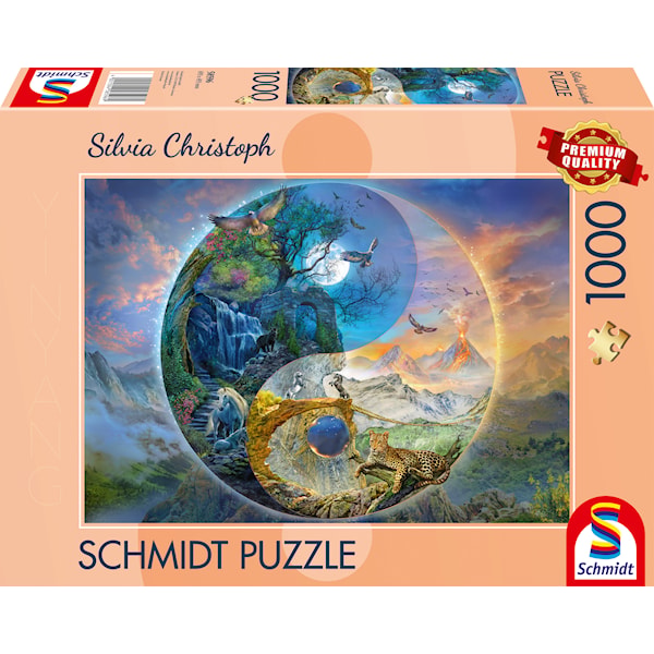 Yin & Yang Mountain World Pussel 1000 Bitar Schmidt