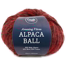 Adlibris Alpaca Ball 50 g, Cherry Melange A704