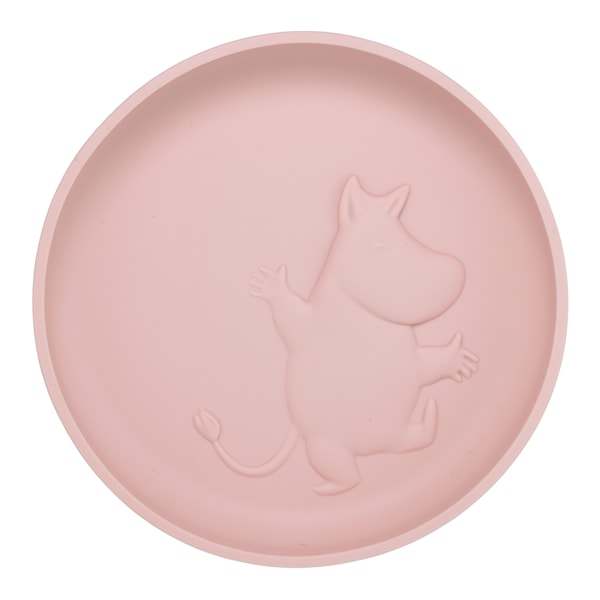Mummi Silikontallerken med Sugekopp Rosehip Pink Rätt Start