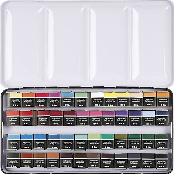 Akvarellf&auml;rger Art Aqua 48 f&auml;rger