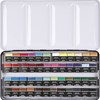 Art Aqua akvarellfarger, ½-pan, str. 10x15x20 mm, standardfarger, 48 farge/ 1 pk.