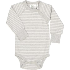 Baby Body Classic, Randig Ljusgrå, Geggamoja