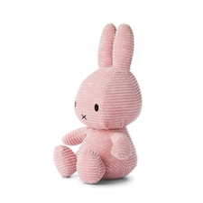 Miffy ECO Corduroy Pehmolelu 33 cm Vaaleanpunainen Bon Ton Toys