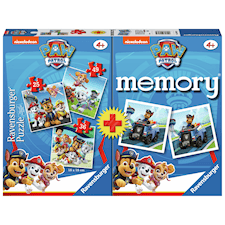 Paw Patrol 3 Palapeliä ja Memory® Ravensburger