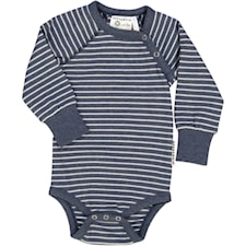 Baby Body Classic, Randig Marinblå, Strl 74/80, Geggamoja
