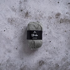 Ulrika Ullgarn 50 g Ljusgrå Svarta Fåret