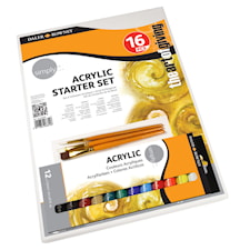Daler-Rowney Akrylfärg Startset 16-pack