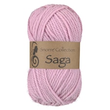 Saga Ull, Alpacka mix 50 gr Rosa 461 Viking Snorre