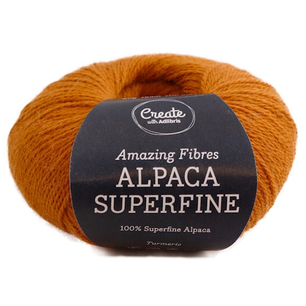 Adlibris Alpaca Superfine 50g Turmeric A210