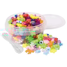 Pärlor I Burk, Pärlmix Figurer, 250 st Playbox