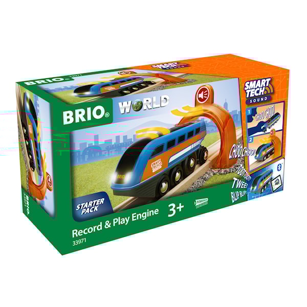 BRIO 33971 Smart Tech Lokomotiv Med Innspilling Og Interaktive Funksjoner -  Tilbehør