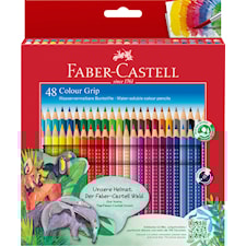 Akvarellpennor Grip 48 färger Faber-Castell