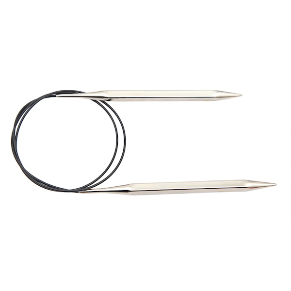Rundpinner i metal 40 cm - 3 mm Du Store Alpakka Nova Cubics