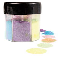 Glitterkimalle 6 väriä Playbox