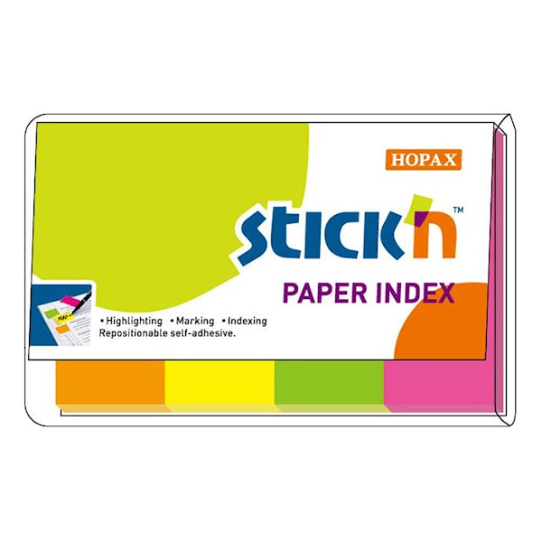 Indexflikar Papp. 50x20 4/fp