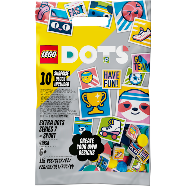 Extra DOTS serie 7 – SPORT LEGO® DOTS (41958)